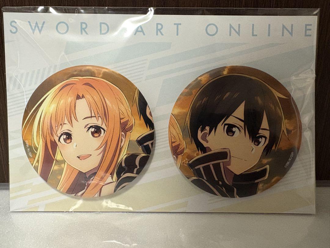 ソードアート・オンライン キリト＆アスナ缶バッチ10個