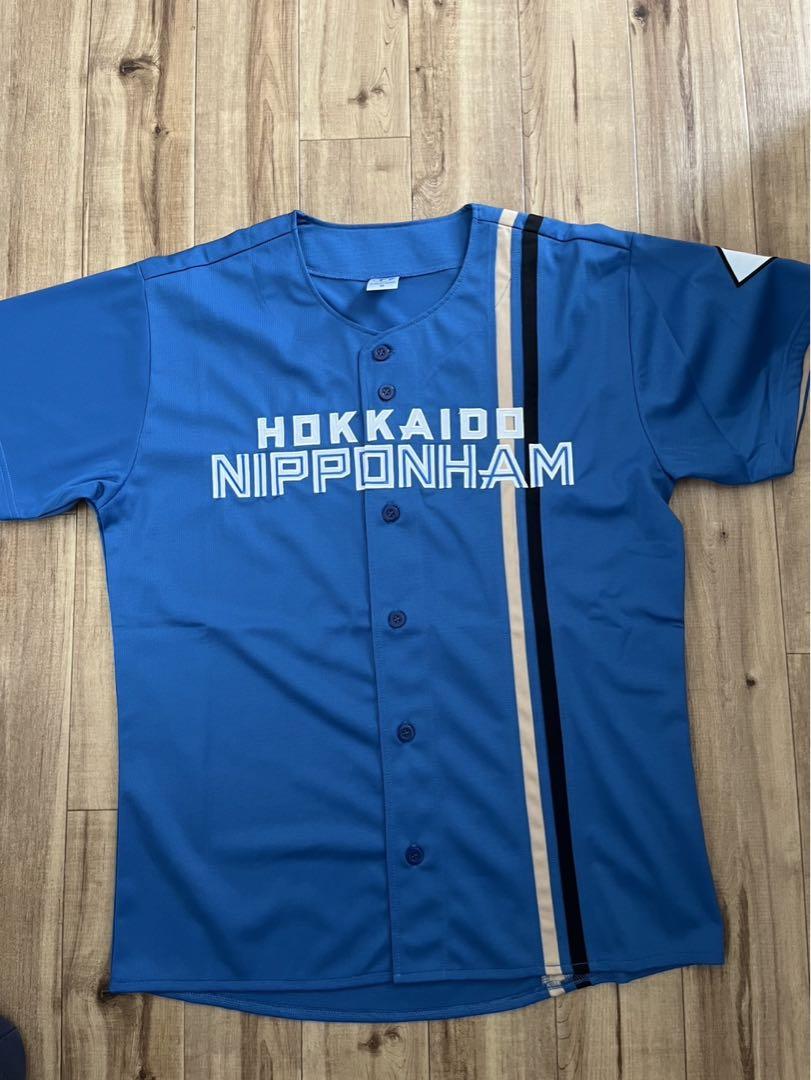 北海道日本ハムファイターズ　山﨑福也　ビジターユニフォーム　Mサイズ