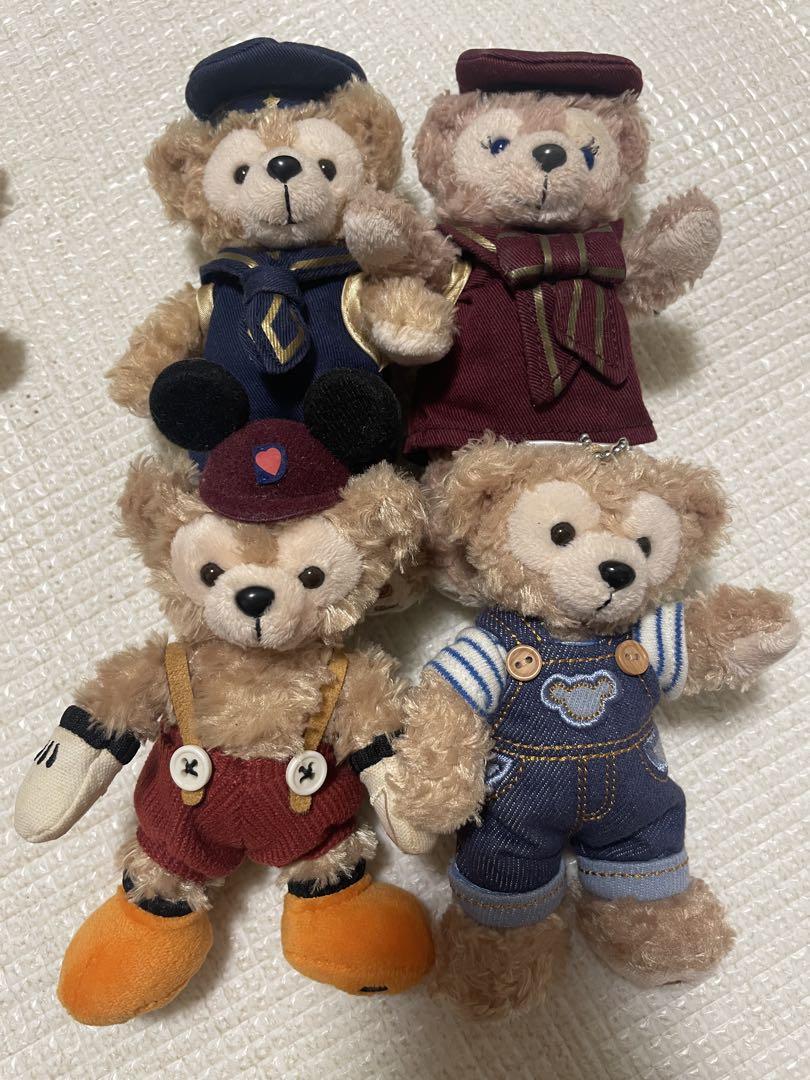 ダッフィー シェリーメイ ぬいぐるみバッジ 4個 - メルカリ