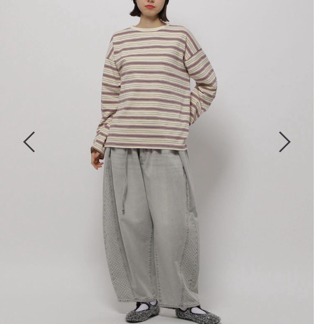 ニコアンド 2025ss belt barrel denim 新品未使用 - メルカリ