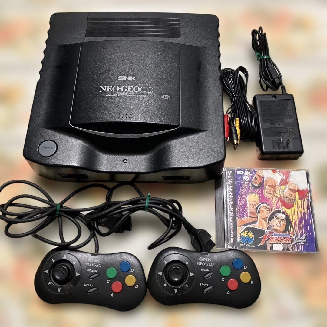 NEO GEO CD ネオジオ 本体 コントローラー ソフト付きsnk
