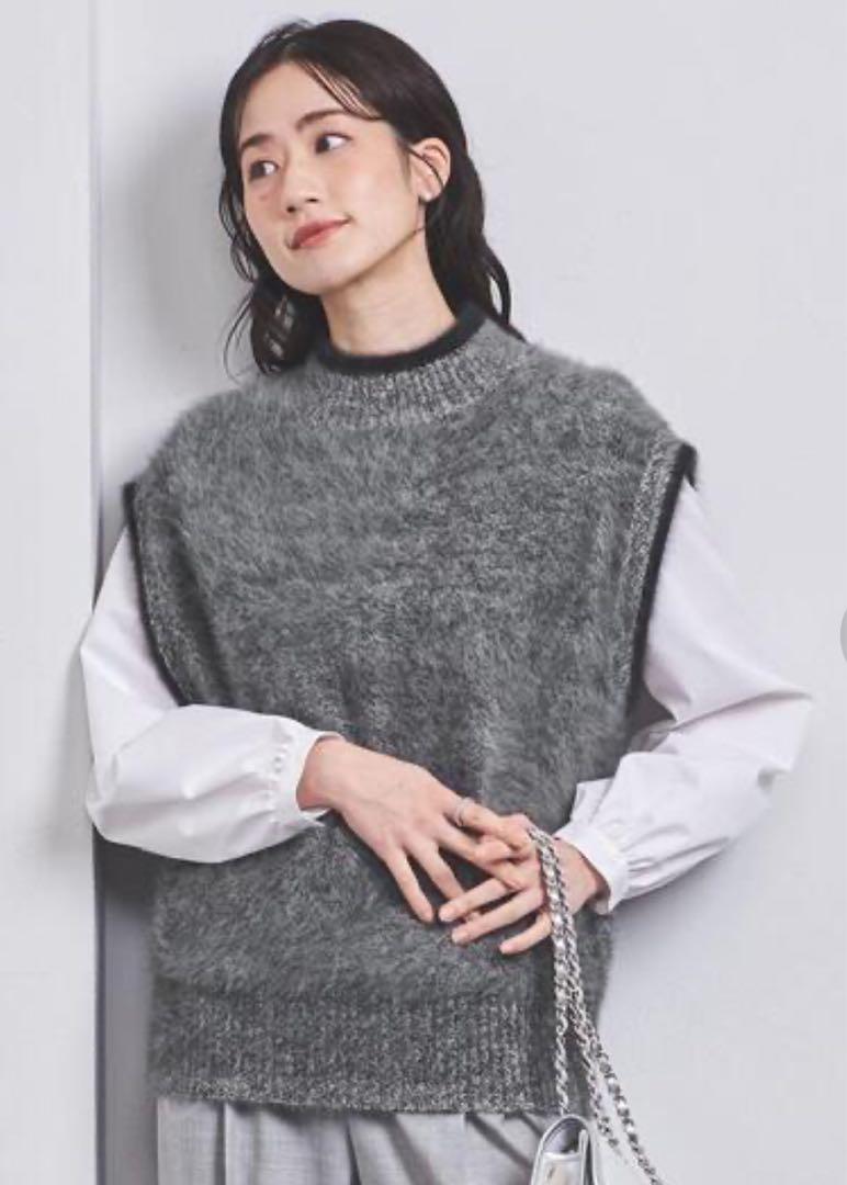 フォックス カシミヤ ニットベスト
