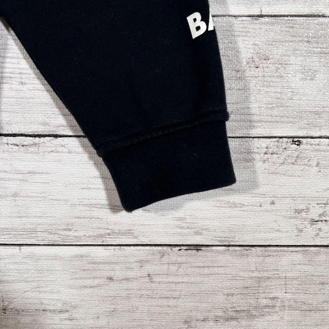 『希少デザイン』　BALR. パーカー　スリーブロゴ　バッグロゴ　黒　【M】