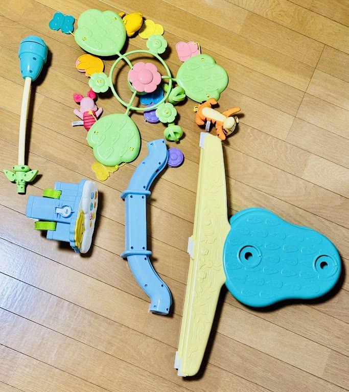 【美品】Disney baby タカラトミー　6WAYジム くまのプーさん