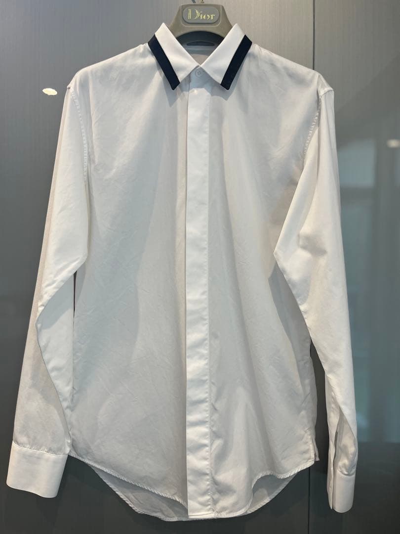 DIOR HOMMEディオール オム ホワイト フォーマルシャツ 37