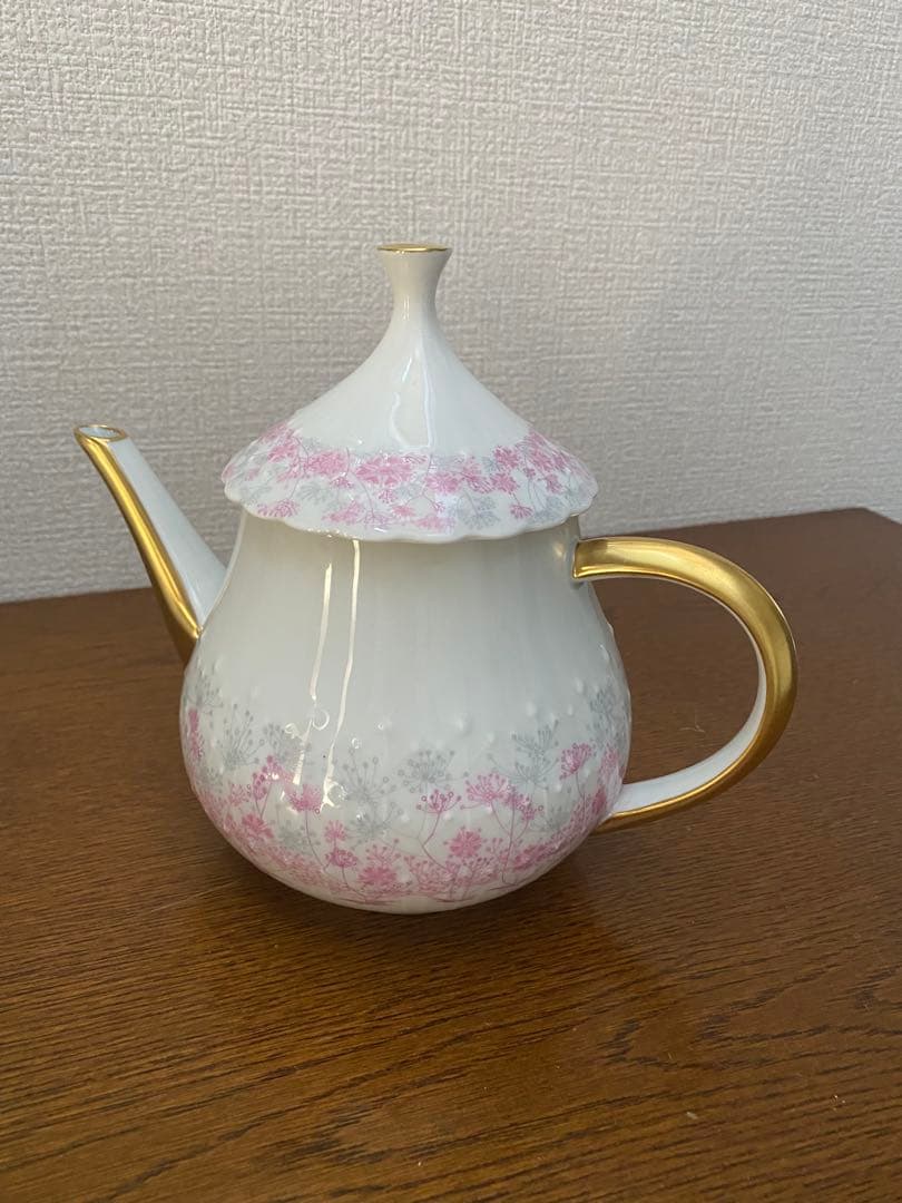 リモージュ ジョルジュ ボワイエ ティポット 新品 リビエラローズ リモージュ ジョルジュ ボワイエ ティポット 新品 リビエラローズ