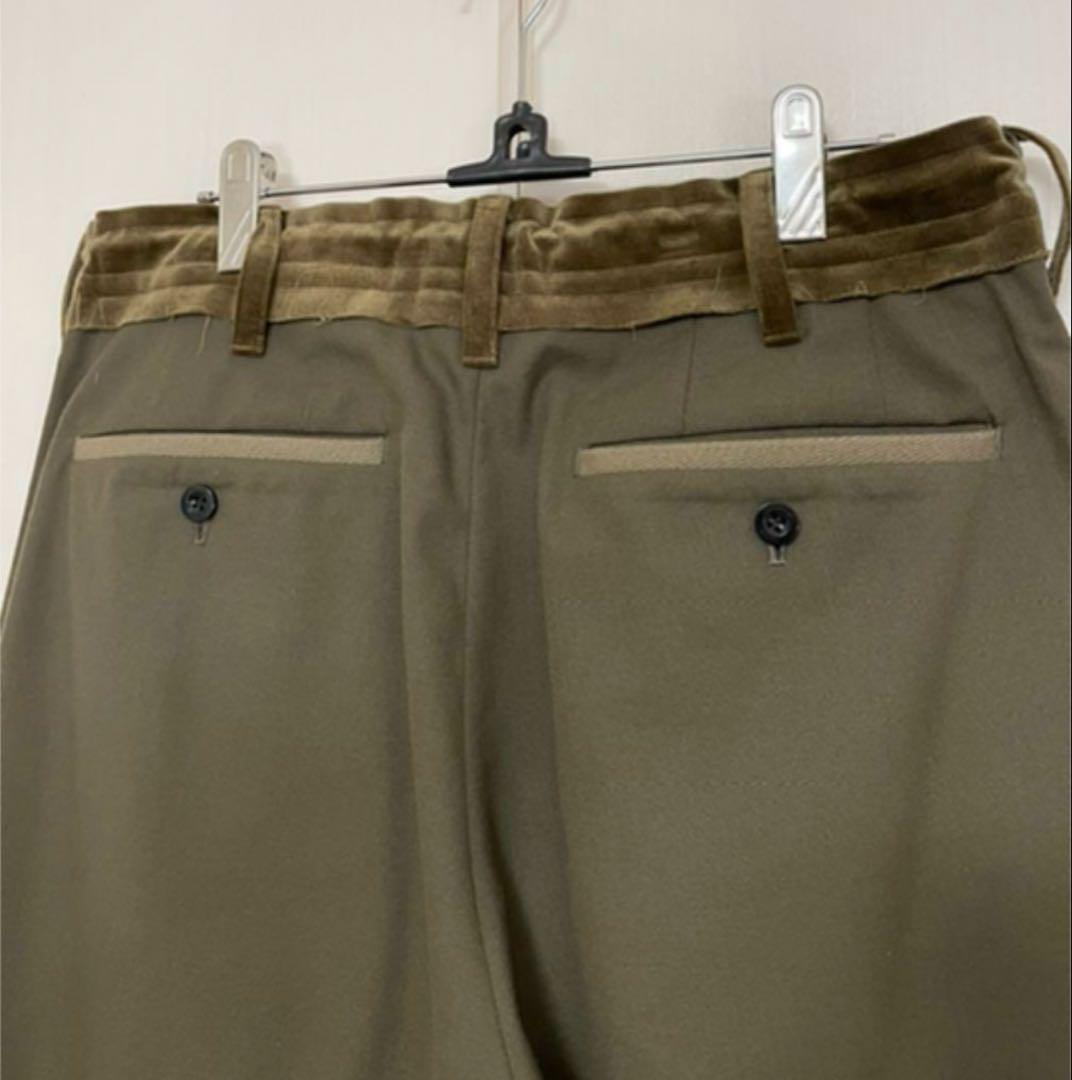 sacai 21ss suiting pants khaki サイズ3 - メルカリ