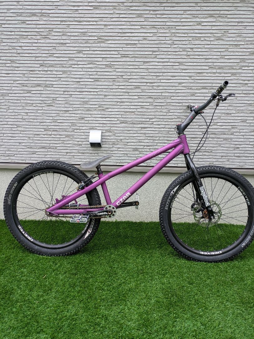 引取 ＣーＺＡＲ２４インチ ストリートトライアル自転車傷や汚れあり