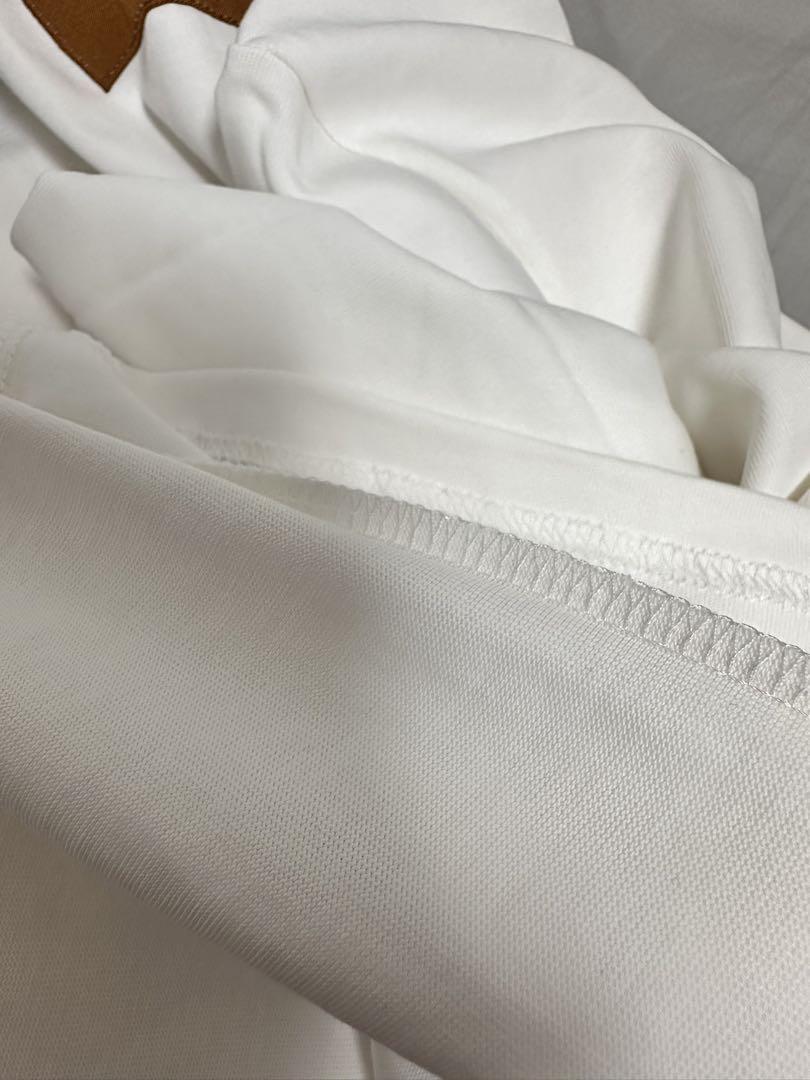 LOUIS VUITTON 花の刺繍モチーフ夏用Tシャツ