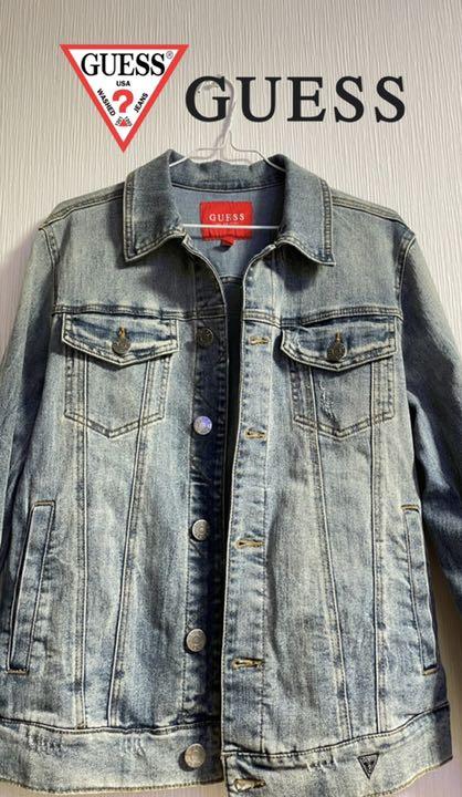 付与 GUESS デニムジャケット Gジャン trtmethod.com 超人気 Gジャン GUESSデニムジャケット Gジャン/デニムジャケット