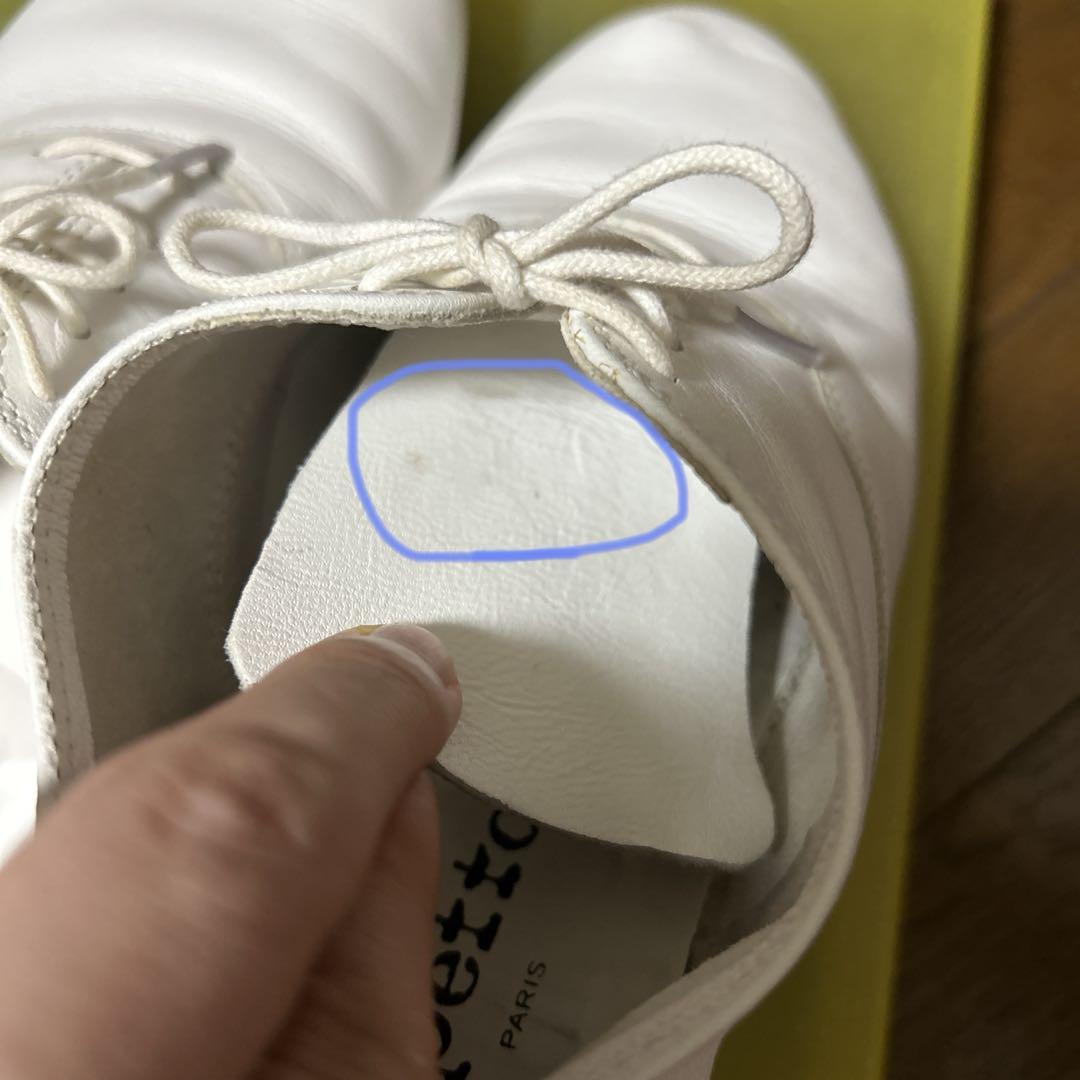 repetto レペット zizi ジジ 38オックスフォード 白 24㌢