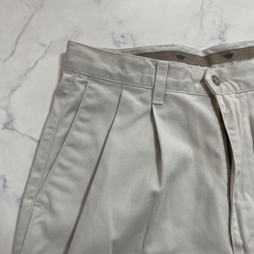 【大人気】DOCKERS 90s USA製 チノパン ツータック W32