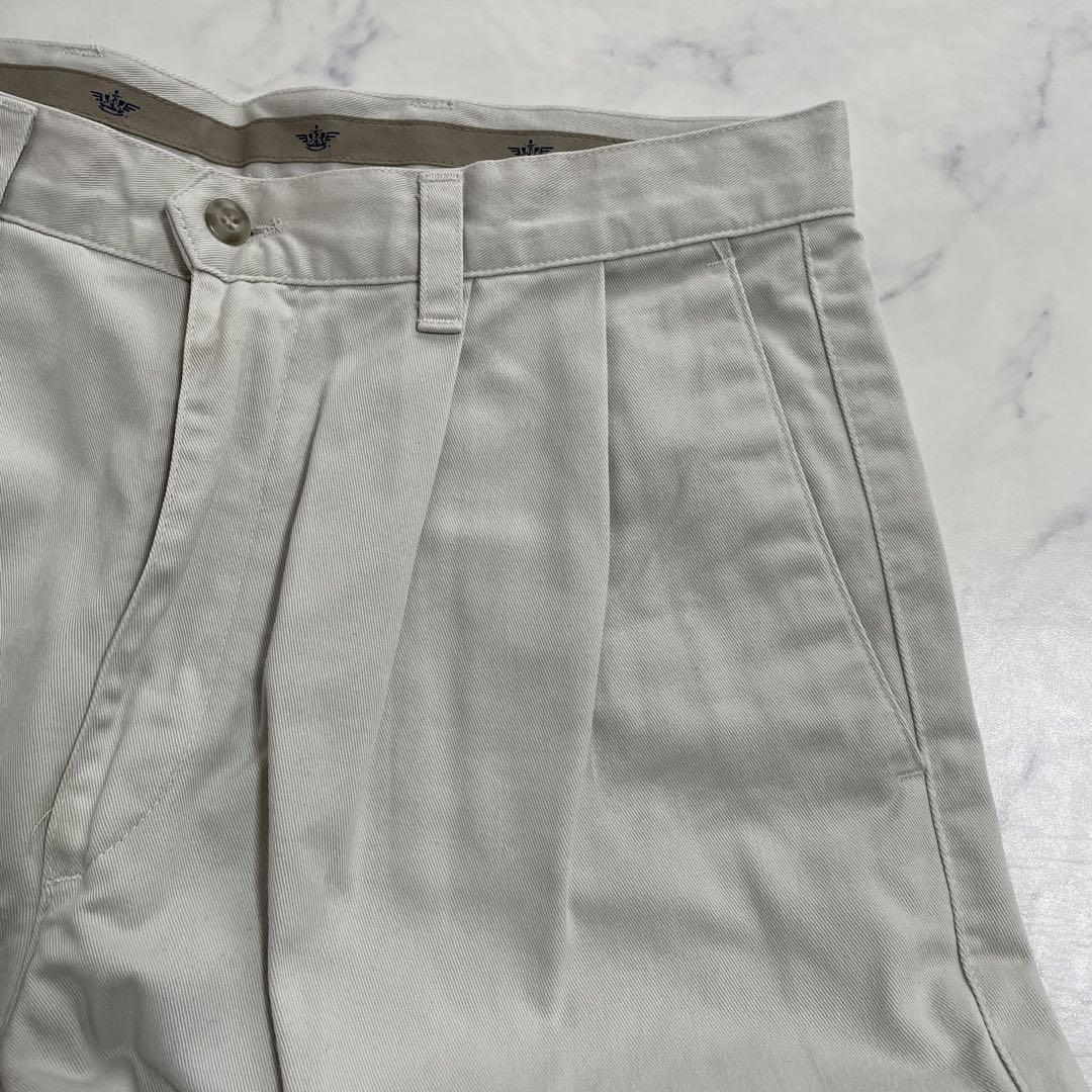 【大人気】DOCKERS 90s USA製 チノパン ツータック W32