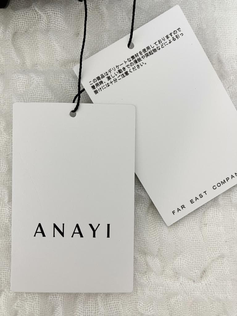 新品 ANAYI ドレスワンピース 34 ブラック 新品 ANAYI ドレスワンピース 34 ブラック