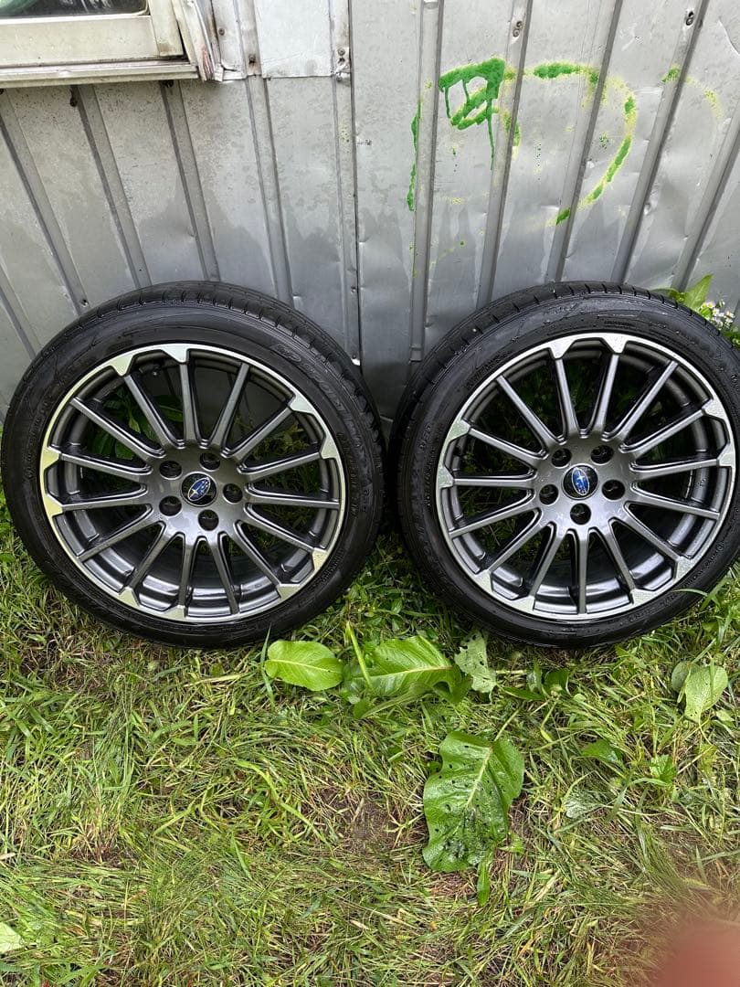 スバルレヴォーグ純正STIホイール 18インチ目立った傷や汚れなし BRIGHTFACE_UK