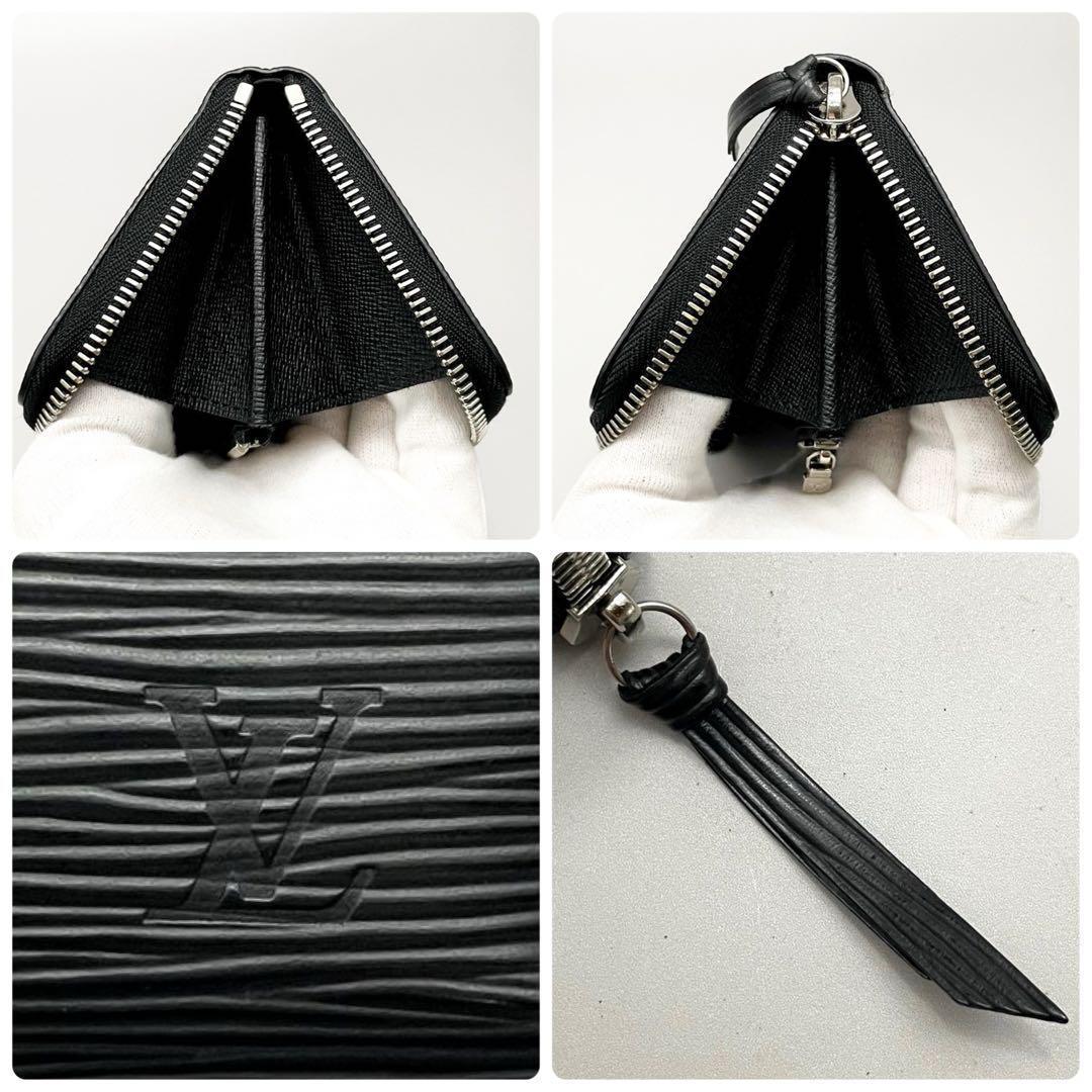 最高級美品★ルイヴィトン エピ ポルトフォイユ クレマンス 長財布 黒