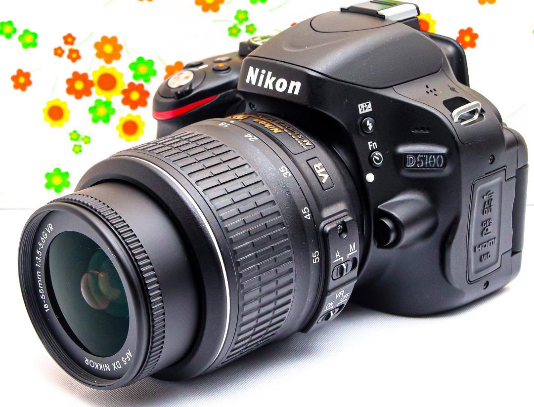 美品 ニコン Nikon D5100☆スマホに送れる！☆一眼レフ☆人気機種！