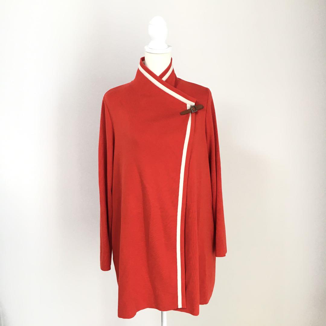 美品　FOXEY フォクシー　ニット　レザーベルト　コート　カーディガン 美品 FOXEY フォクシー ニット レザーベルト コート カーディガン