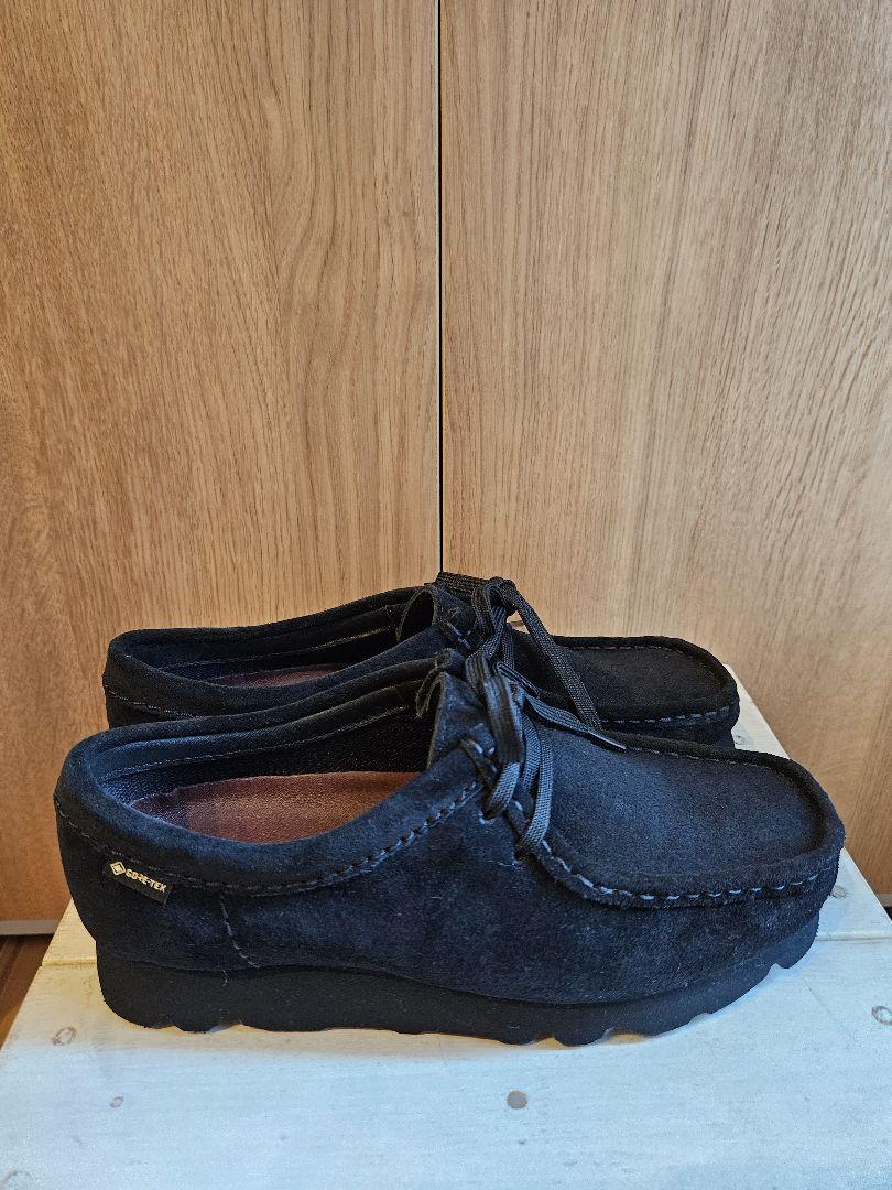 Clarks クラークス ワラビー Wallabee GTX　ゴアテックス　黒