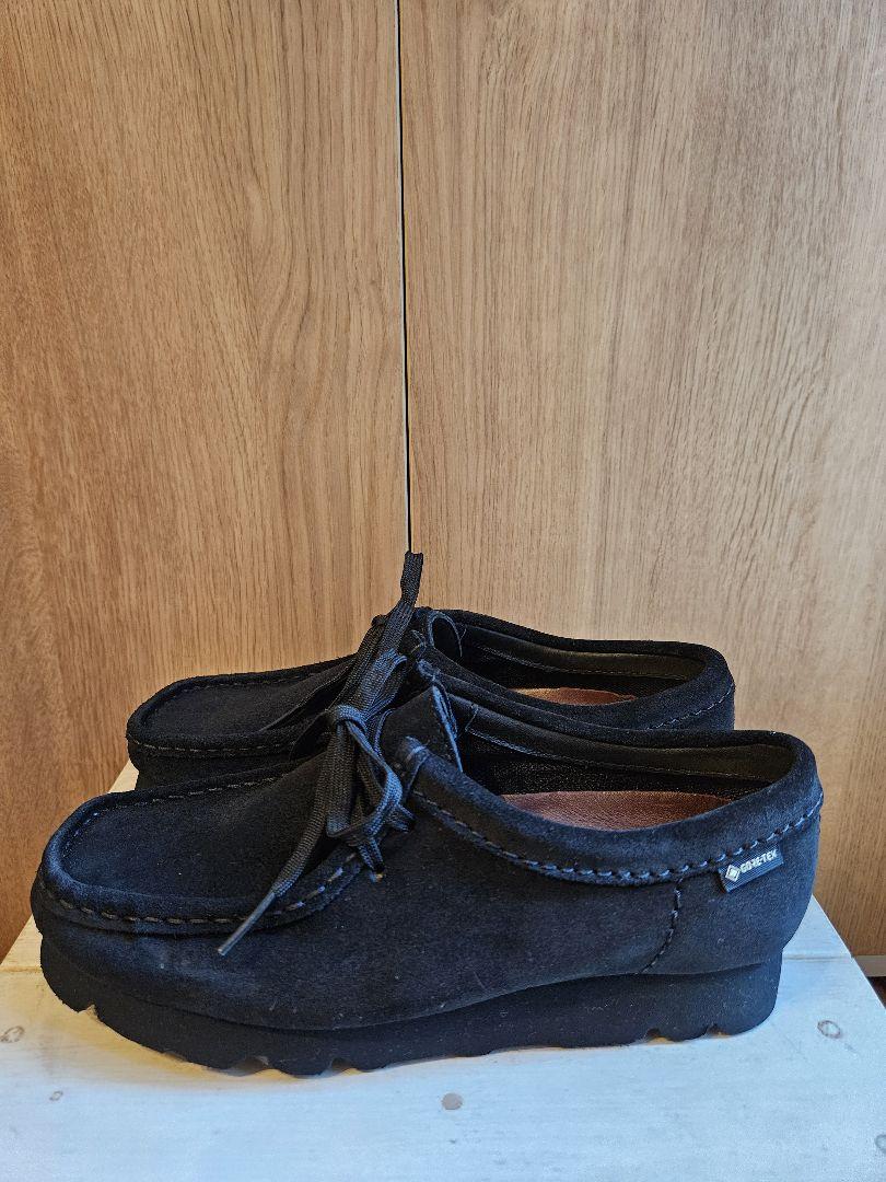 Clarks クラークス ワラビー Wallabee GTX　ゴアテックス　黒