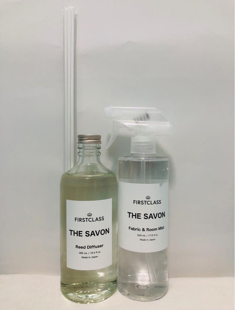 ファーストクラス THE SAVON  リードディフューザー＆ルームミスト ２箱