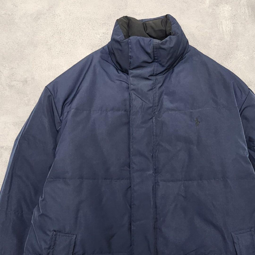 爆買いしたい リバーシブル ダウン Lauren Ralph 90s 黒×紺 メルカリ - DM54 ジャケット・アウター