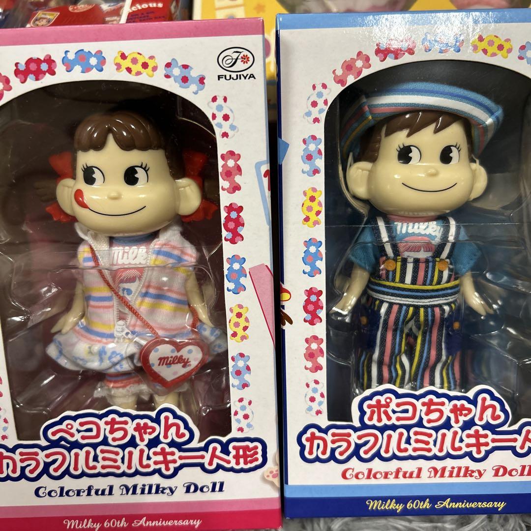 カラフルミルキー人形　ペコちゃん&ポコちゃん Amazon.co.jp: カラフルミルキー人形 ペコちゃん&ポコちゃん