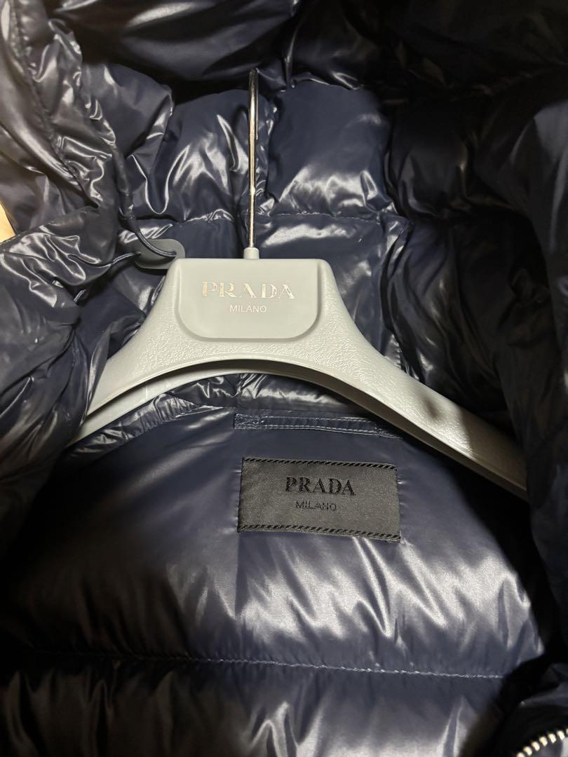 PRADA ダウンジャケット サイズ54 ネイビー