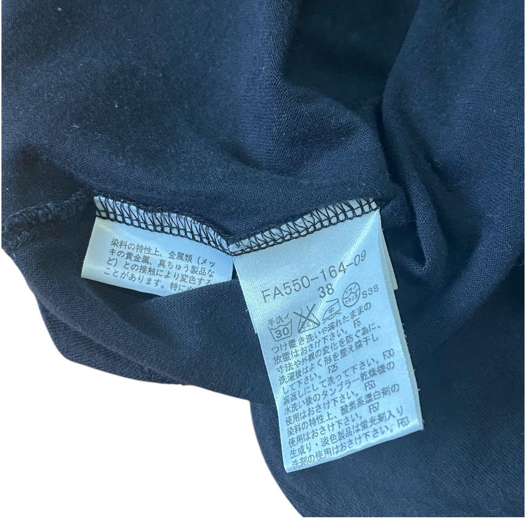 バーバリーブルーレーベル Tシャツ ノバチェック ボウタイ　ホースロゴ 38 バーバリーブルーレーベル Tシャツ ノバチェック ボウタイ