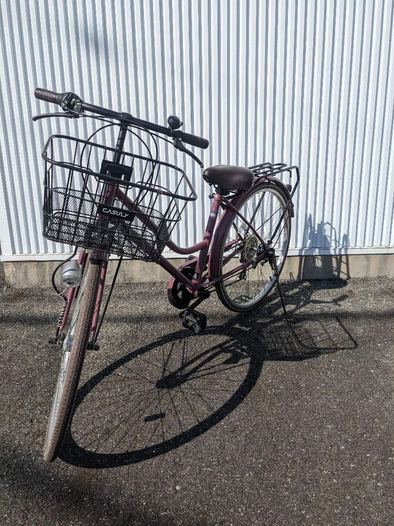 U087 普通自転車　シティサイクル　26インチ　6段変速 LEDオートライト U087 普通自転車 シティサイクル 26インチ 6段変速 LEDオート