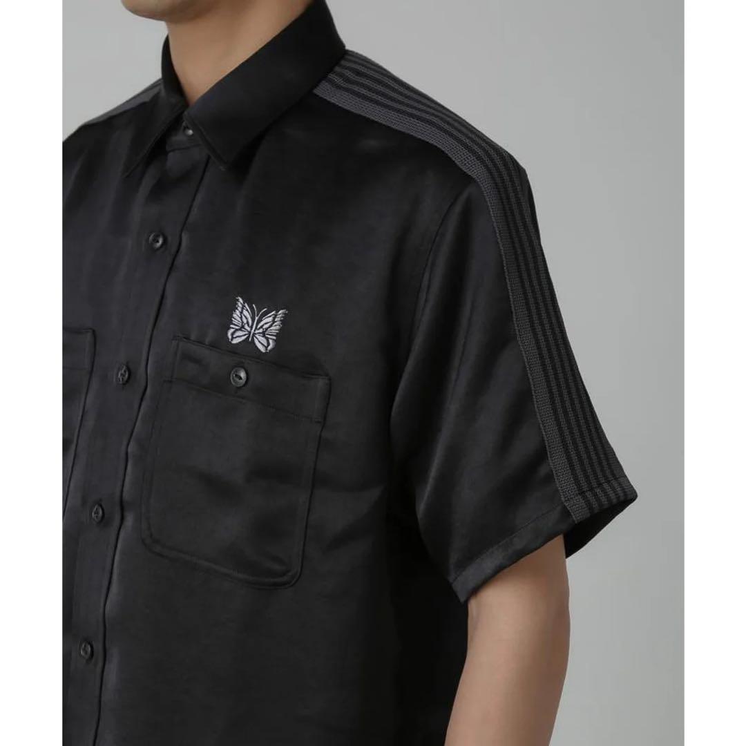 【24ss】NEEDLES×ナノユニバース別注 サテンシャツ M