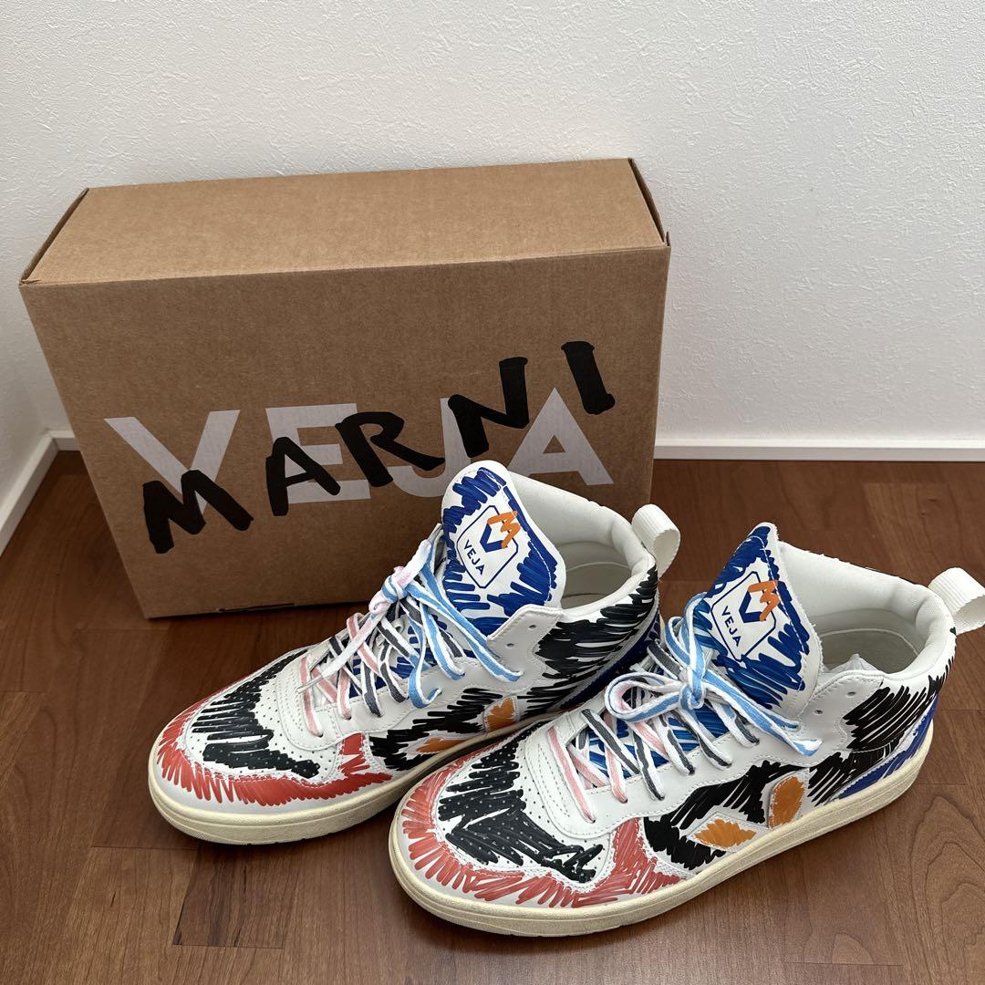 MARNI ×Veja ハイカットスニーカー