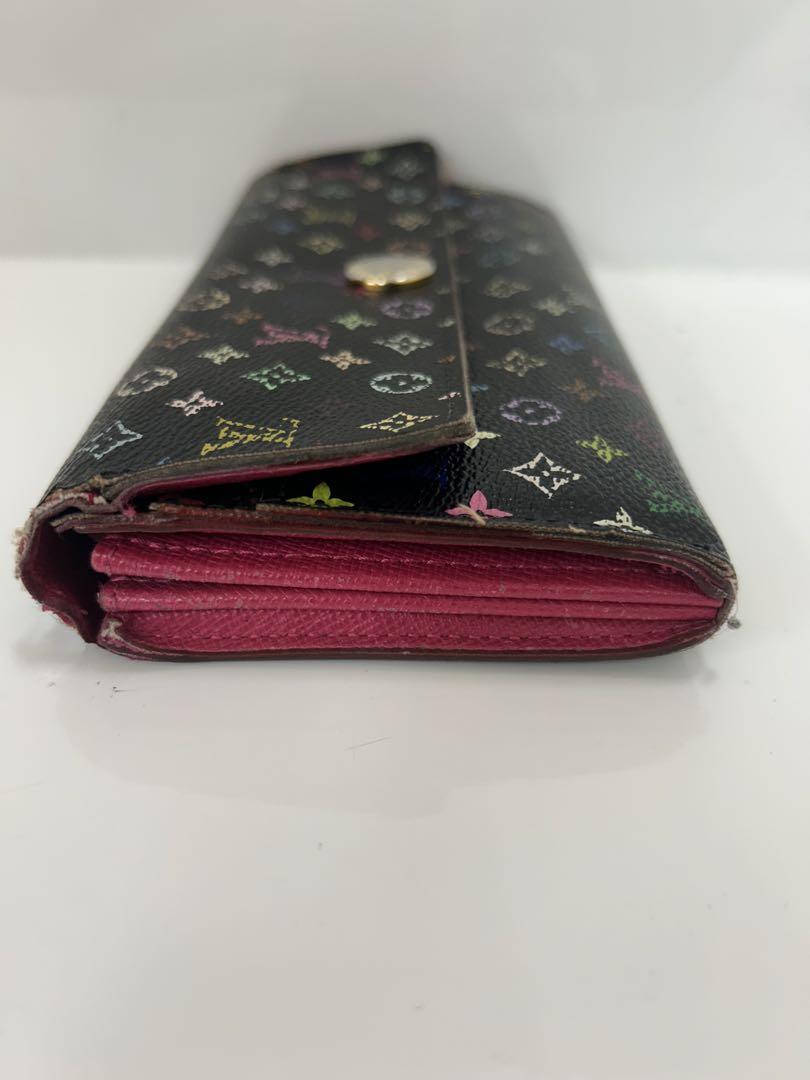 Louis Vuitton 二つ折り財布 ブラック/マルチカラー Louis Vuitton 二つ折り財布 ブラック・マルチカラー 小物