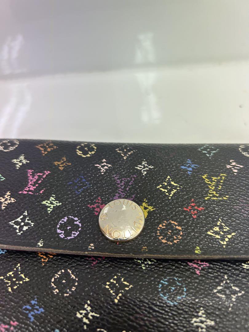 Louis Vuitton 二つ折り財布 ブラック/マルチカラー Louis Vuitton 二つ折り財布 ブラック・マルチカラー 小物