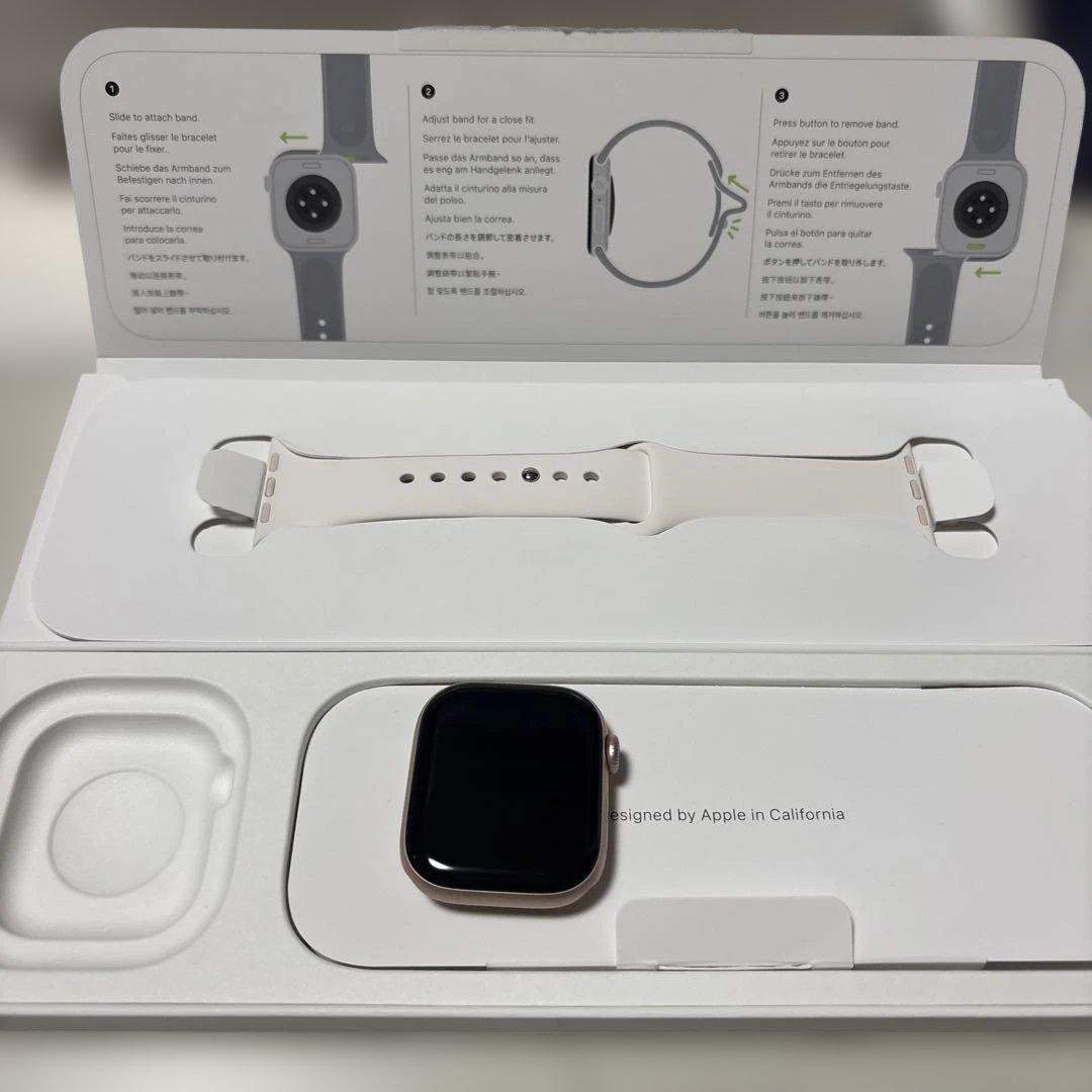 Apple watch series10 42mm ピンクゴールド