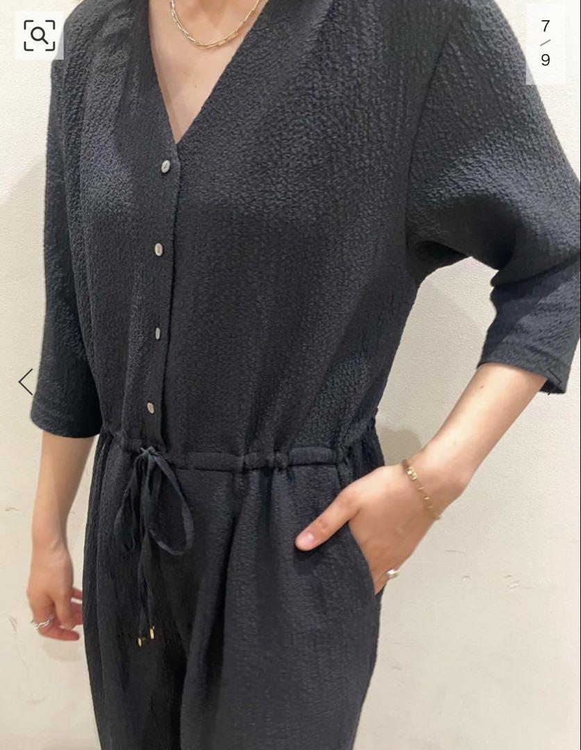 【美品】SLOBE IENA/リラックスオールインワン