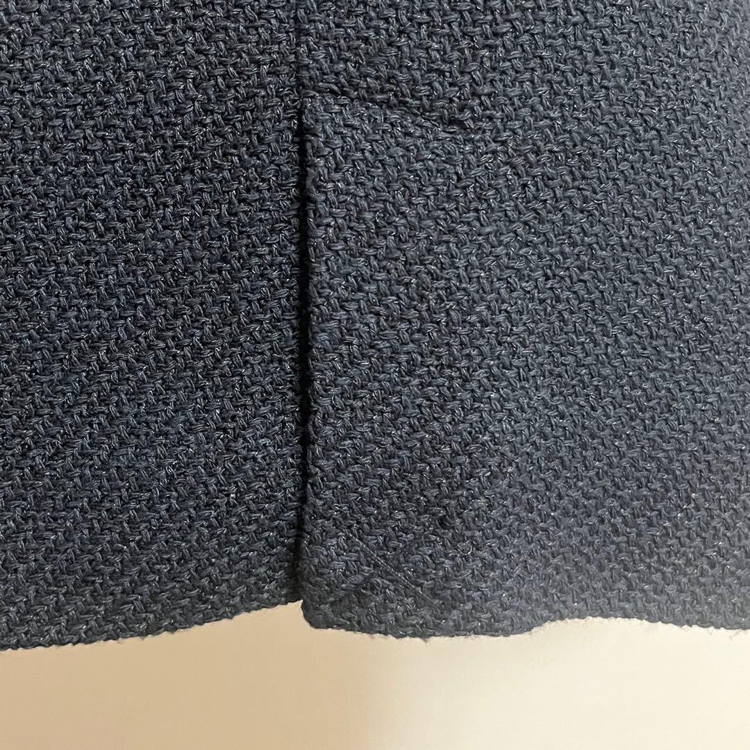 URBAN RESEARCH DOORS ツイードVネックロングジャケット