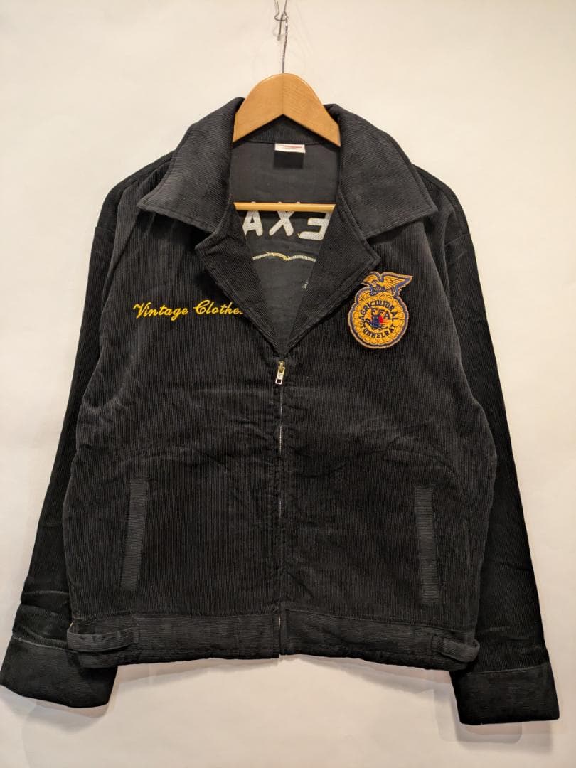 【復刻】FFA コーデュロイジャケットBLACK●XXL(商品番号51061) 【復刻】FFA コーデュロイジャケットBLACK●XXL(商品番号51061)