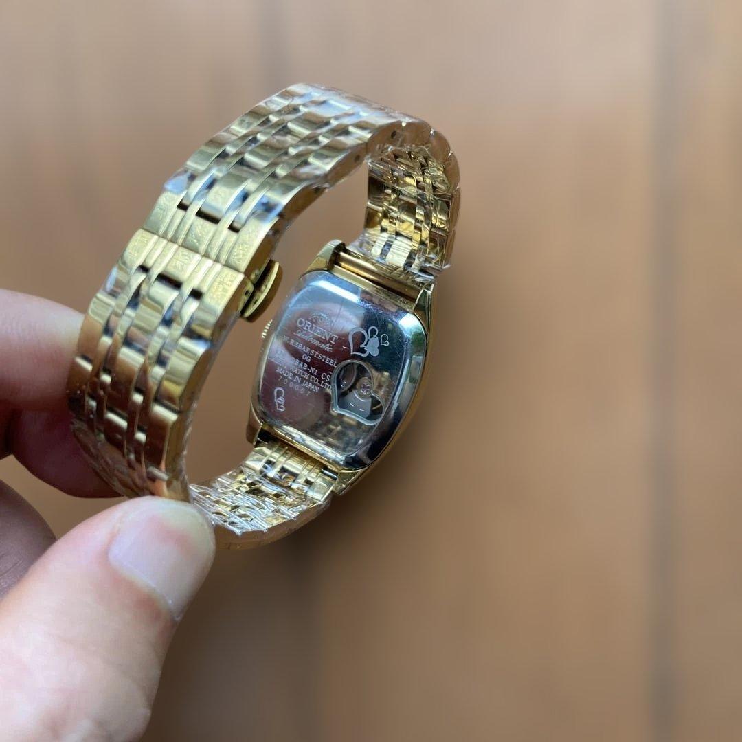 オリエント　自動巻腕時計　ベルト新品　稼働品