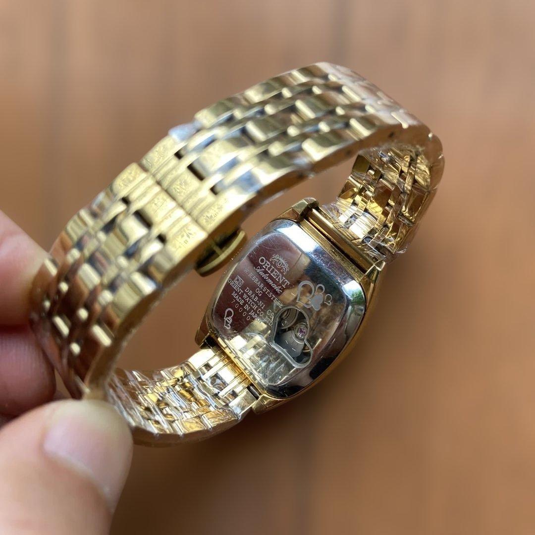 オリエント　自動巻腕時計　ベルト新品　稼働品