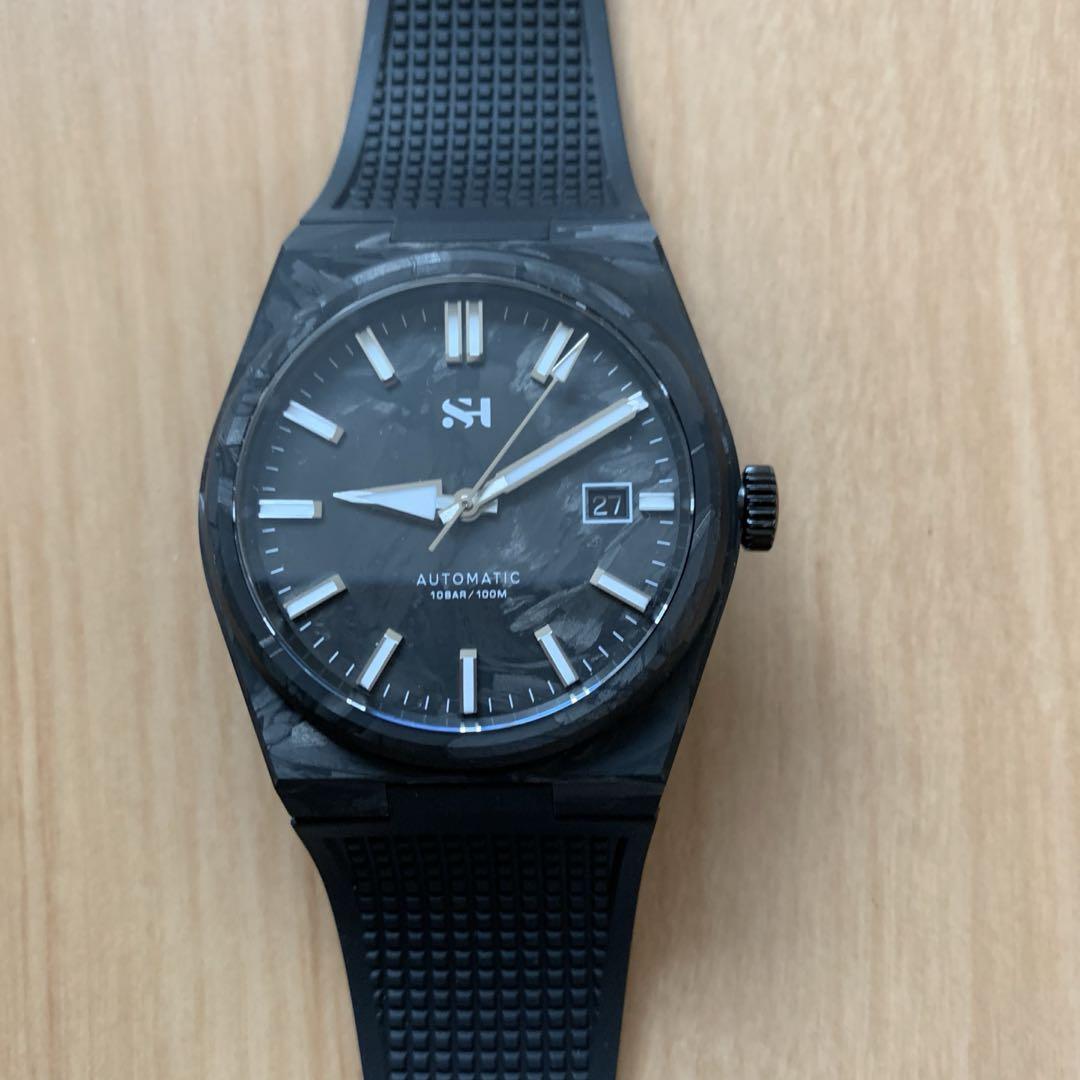 マイクロブランド　フォージドカーボン　TISSOT PRXオマージュ 自動巻き