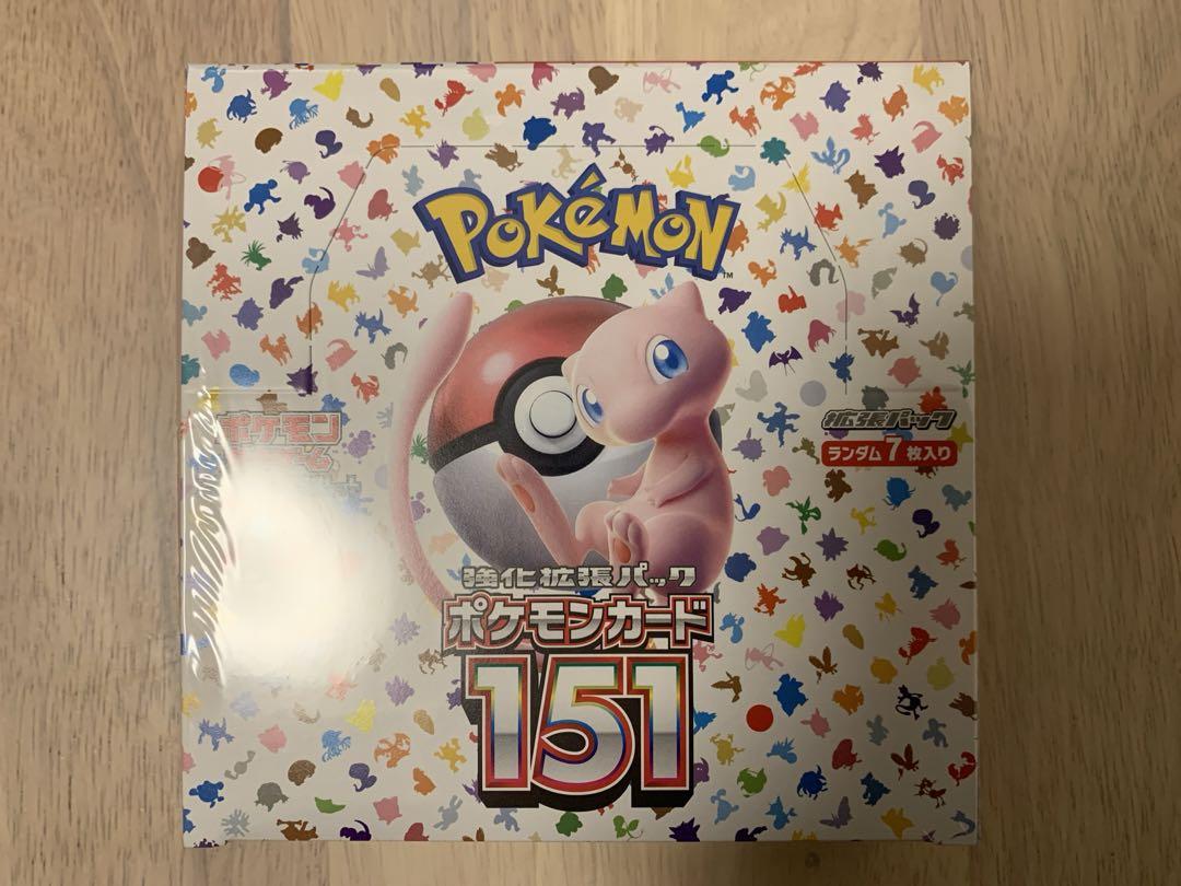 ポケモンカード151 シュリンク付き6box 新品未開封