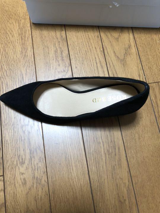 ローズバッドROSEBADパンプス新品レアで可愛いボーダーヒール37サイズ AmkgE-m71572118328 安い即納