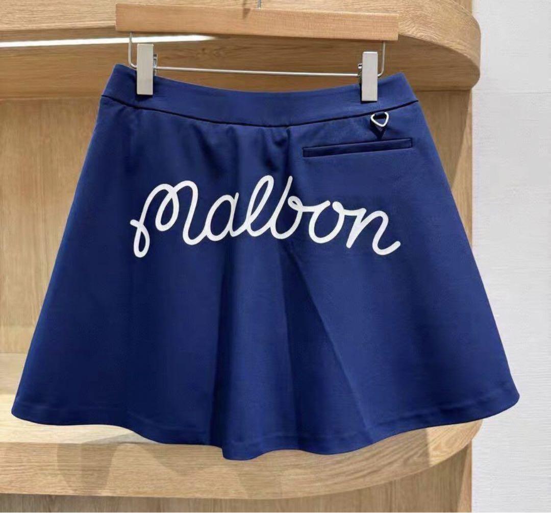 マルボンゴルフ malbon レディース ポロシャツ スカート 上下2点セット