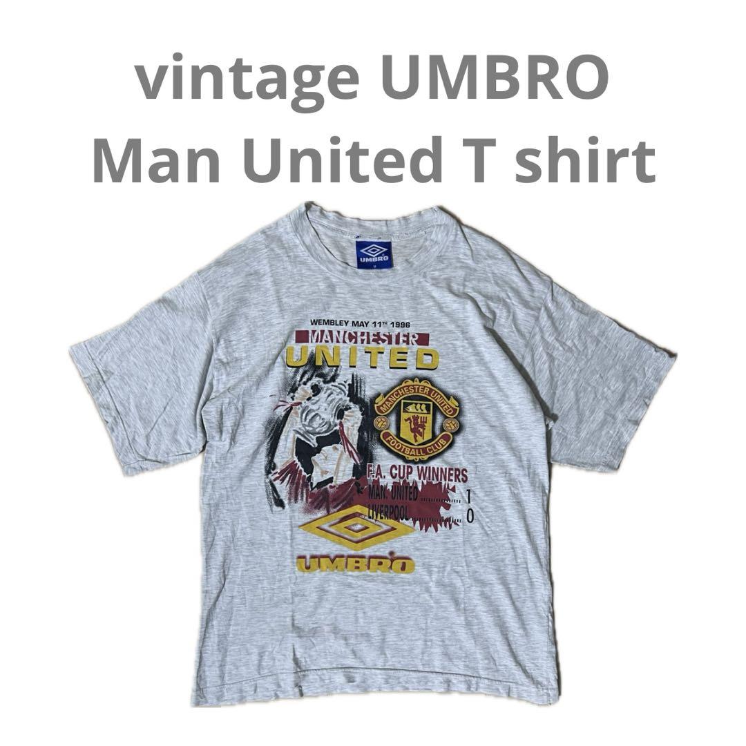 vintage アンブロ　マンチェスターユナイテッド優勝記念Tシャツ1996