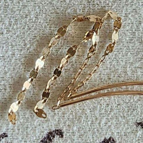 チェーンピアス アガット