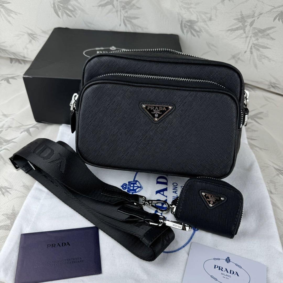 箱付き PRADA プラダ ショルダーバッグ 男女兼用 1