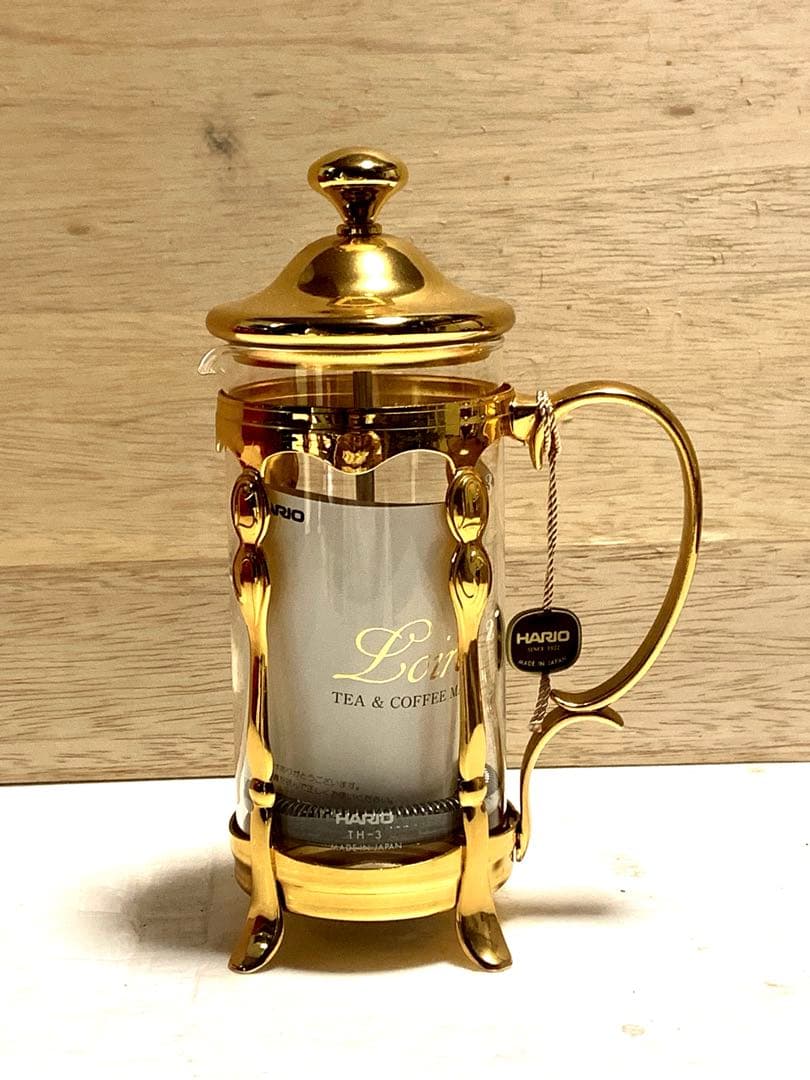 HARIO TH-3 ハリオール ロワール コーヒー ティーポット ゴールド