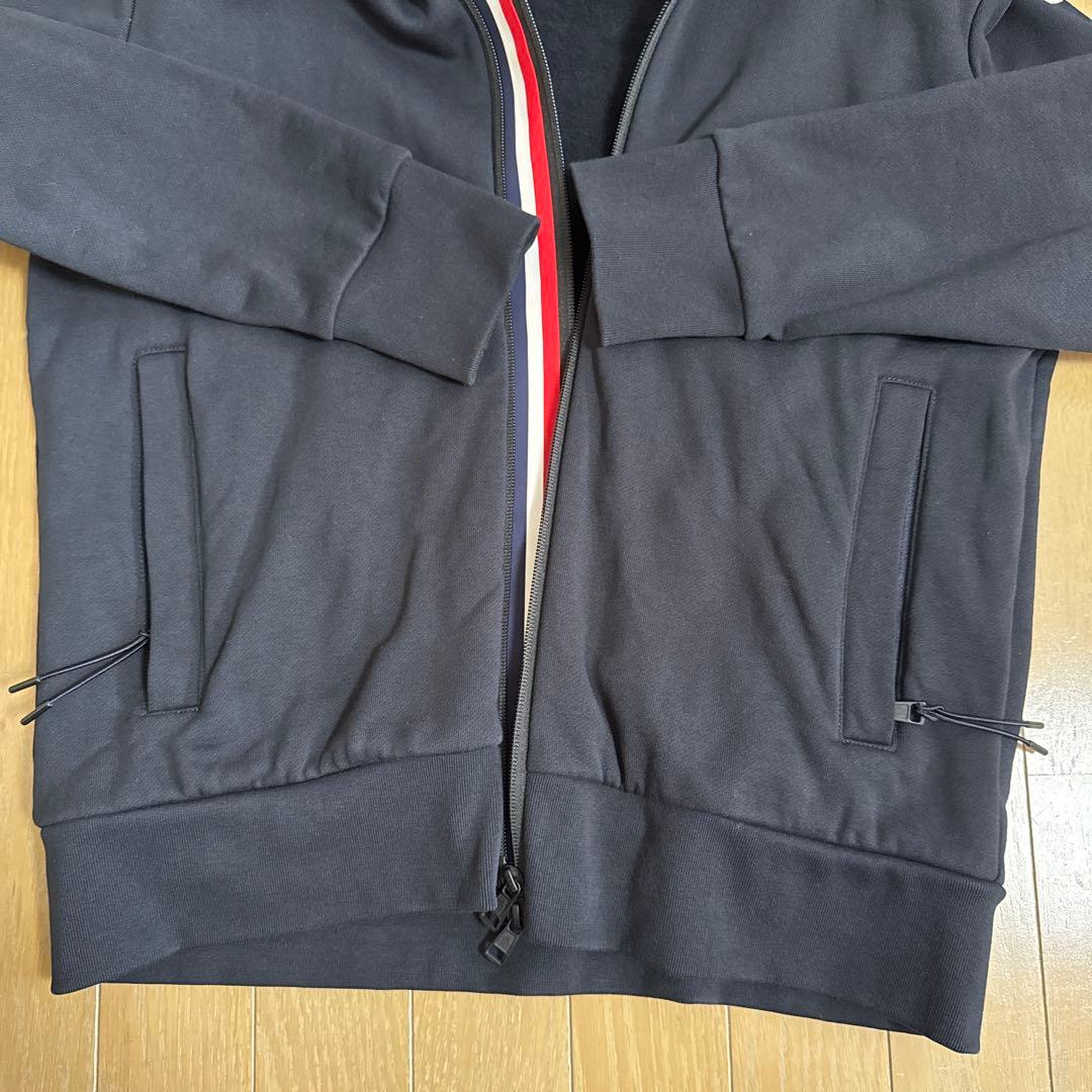 モンクレール　ネイビー　フード付きパーカー　セットアップ