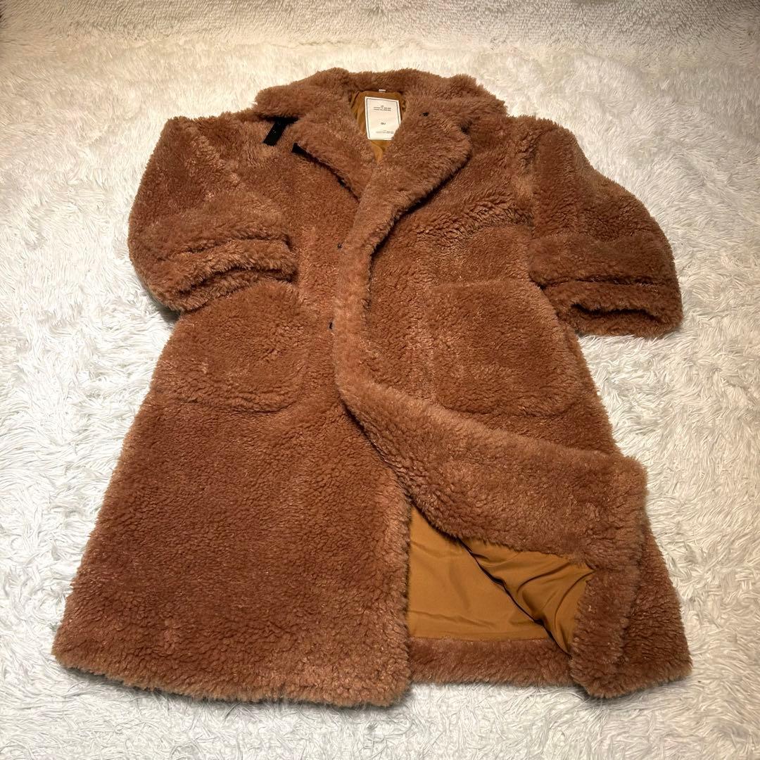 級 GU rokh コラボ ファーリーコート ファーコート MM・GU